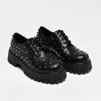 Asos Design Black Trainers With Studs ASOS DESIGN Chunky Trainers