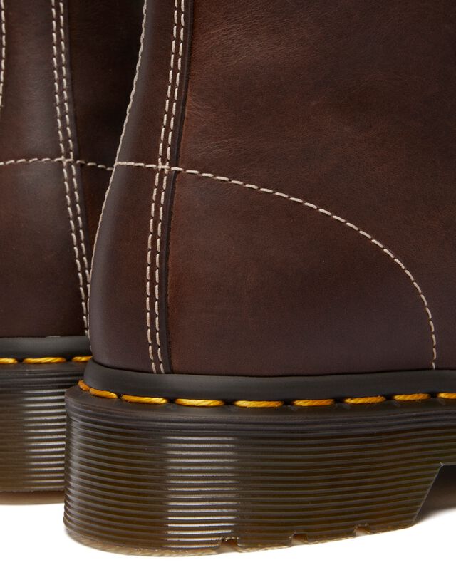 1460 Pascal Dark Brown Wyoming Martens Biker Boot EMP