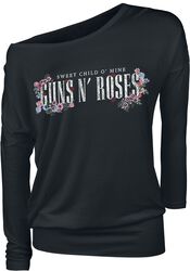 Sweet child Flowers, Guns N' Roses, Long-sleeve Shirt