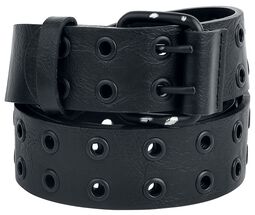 Hole Rivet Belt, Black Premium by EMP, Belt