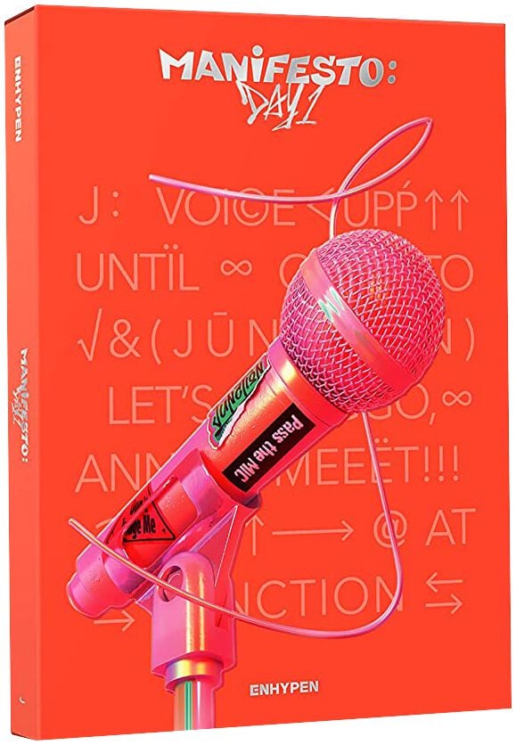 édition J Version Enhypen Album - Manifesto : Day 1 - Choice Music LA Album Kpop Hanteo Gaon