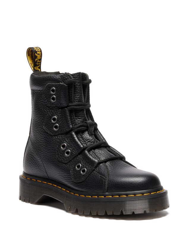 Biker Boots Dr Martens 1460 40 Anistone Tall Leather Biker Boots