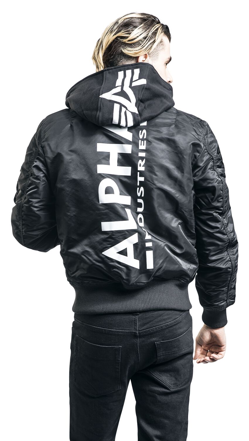 MA-1 ZH Back Print Alpha Industries Winter Jacket EMP