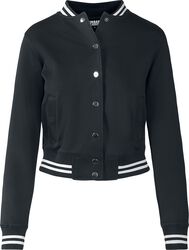 Ladies College Sweat Jacket, Urban Classics, Varsity Jacket