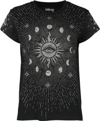 Moon, Sun and Star T-Shirt, Gothicana by EMP, T-Shirt