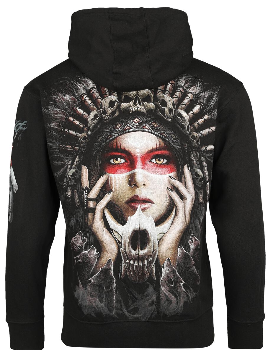 Cry Of The Wolf Spiral Hoodie EMP