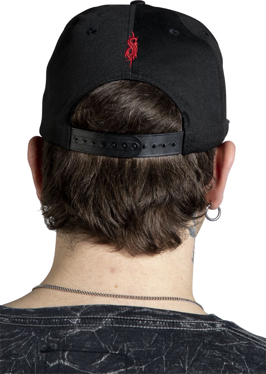 Jumbo Star Cap Zwart Slipknot - Officiële Band Merch Unisex Pet Slipknot Pet