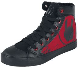Lined trainers with rock hand logo, EMP Stage Collection, Sneakers High
