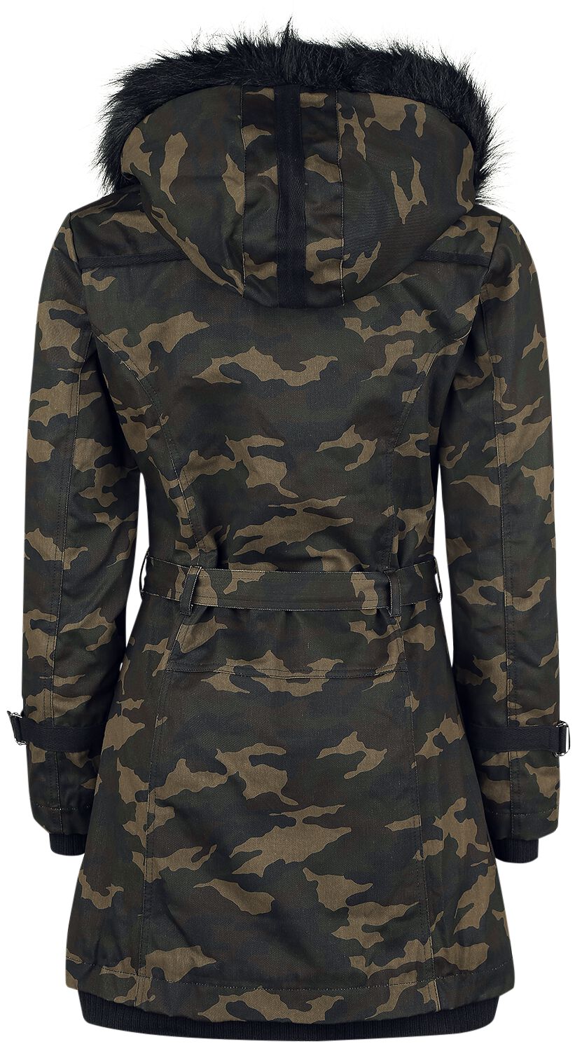 Parka Amazon Herbstjacken Winter Coat Camouflage Jacken FÃ¼r Damen