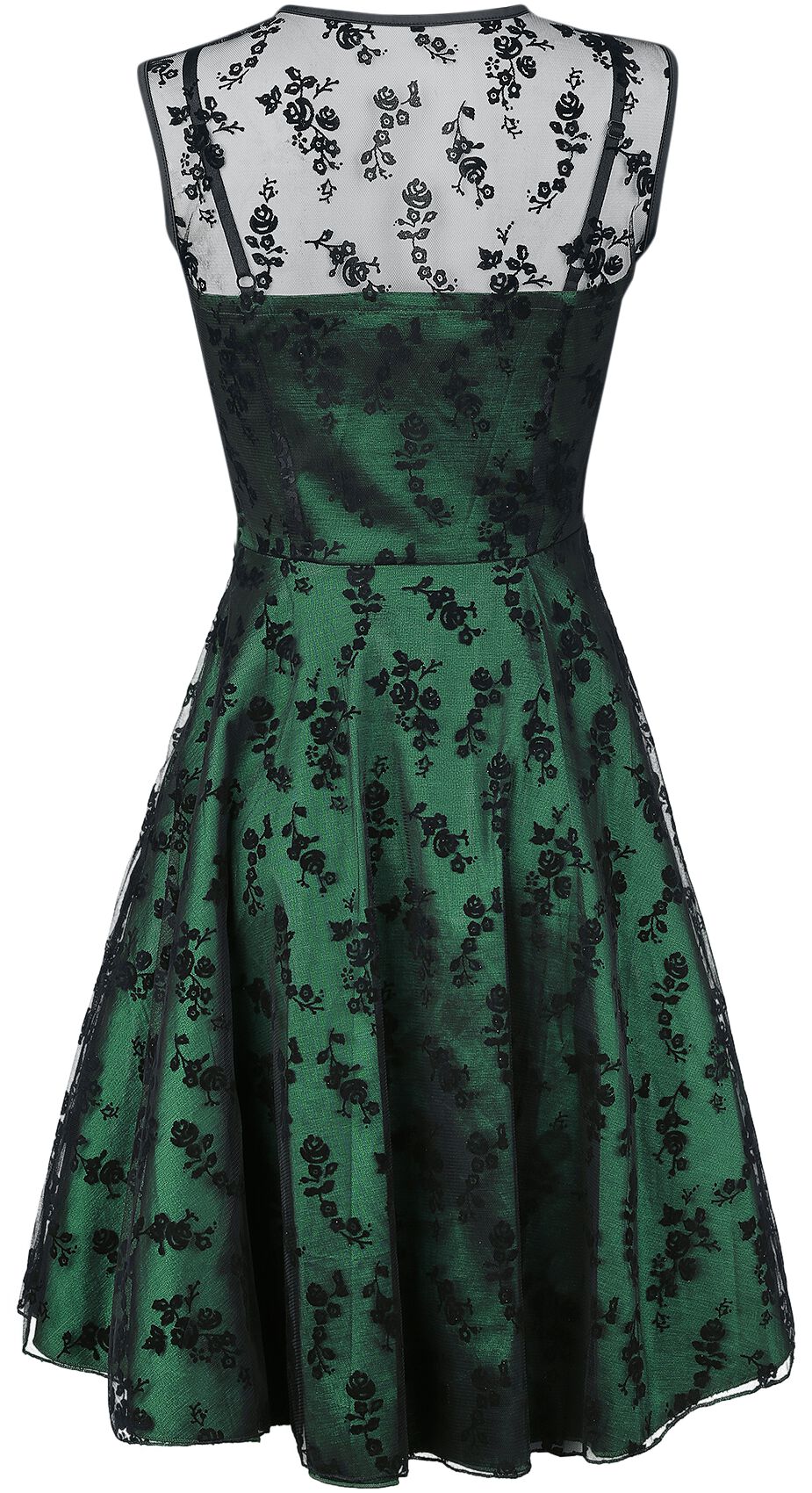 Emerald | Voodoo Vixen Midi Dress | EMP