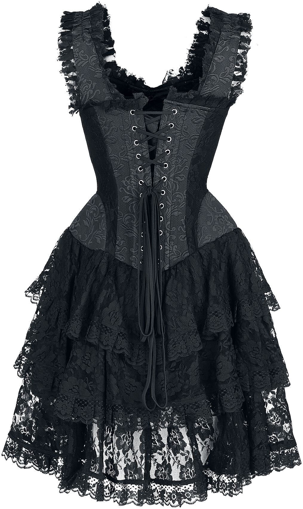 Short Corset Dress with Lace