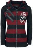 Deathmoth Spider Hoodie, Gothicana by EMP, Hooded sweater