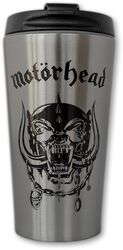 Travel Mug - Motörhead Stainless Steel - Everything Louder Than Everything Else, Motörhead, Thermo Cup