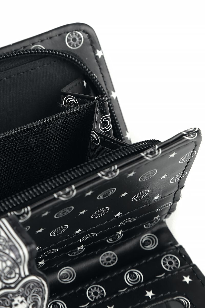 Nemesis Now Bike Wallet - PU Leather, 10cm, Multiple Card Slots & Zip Compartment, Black