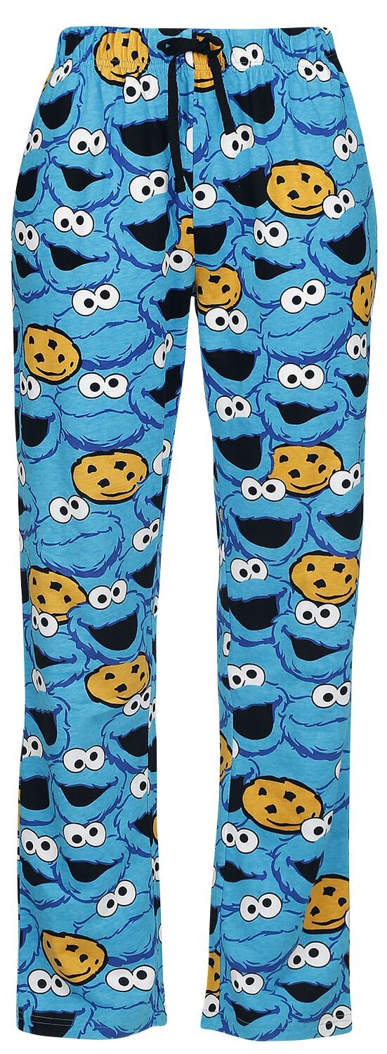 Cookie Monster Face Sesame Street Pyjama Pants EMP