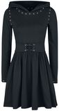 Hooded Dress with Eyelets, Forplay, Short dress