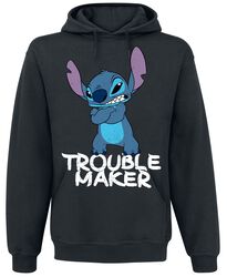 Stitch - Trouble Maker, Lilo & Stitch, Hooded sweater