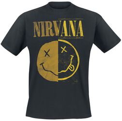 Spliced Smiley, Nirvana, T-Shirt