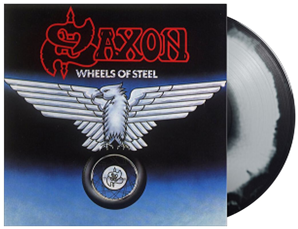 Badge Saxon - Wheels Of Steel / set 5 pieces | BB078 - Razamataz Ltd