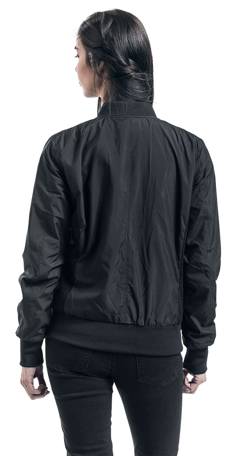Ladies Light Bomber Jacket Urban Classics Betweenseasons Jacket EMP