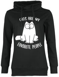 Cats are my favourite people, Simon' s Cat, Sweatshirt