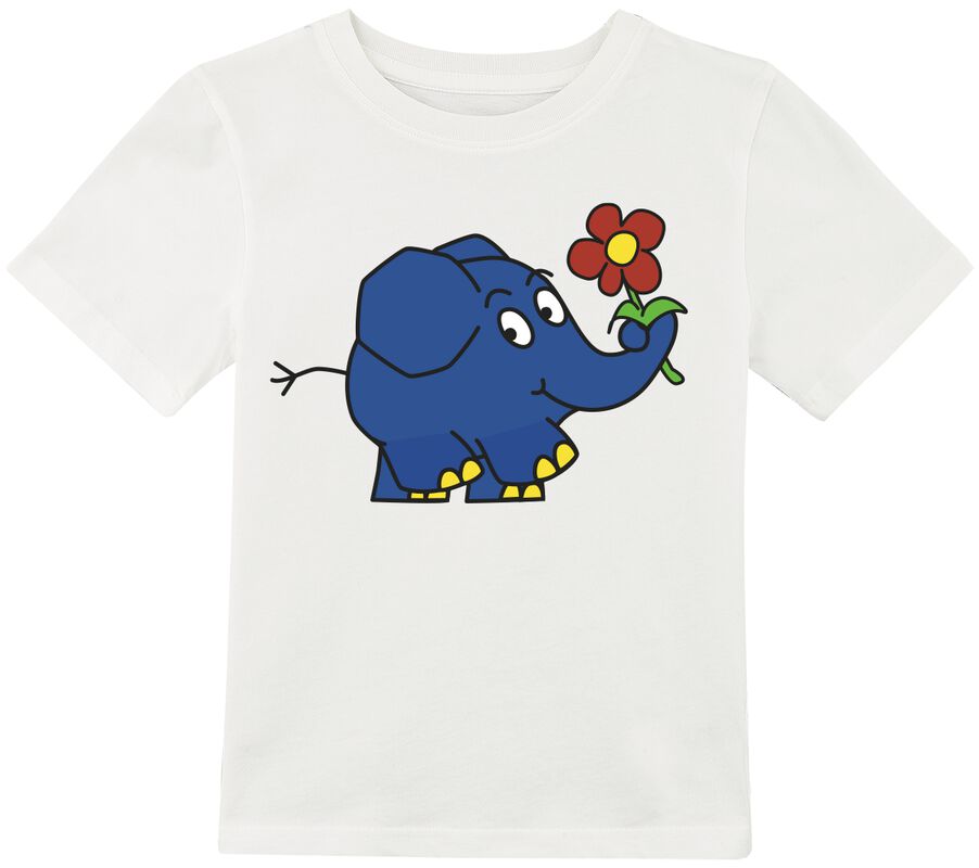 Kids - T-shirt Elephant with Flower