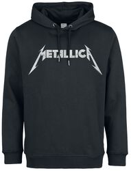 Amplified Collection - White Logo, Metallica, Hooded sweater