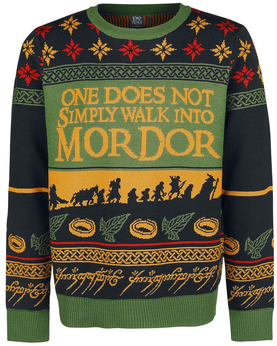 Walk Into Mordor The Lord Of The Rings Christmas jumper EMP