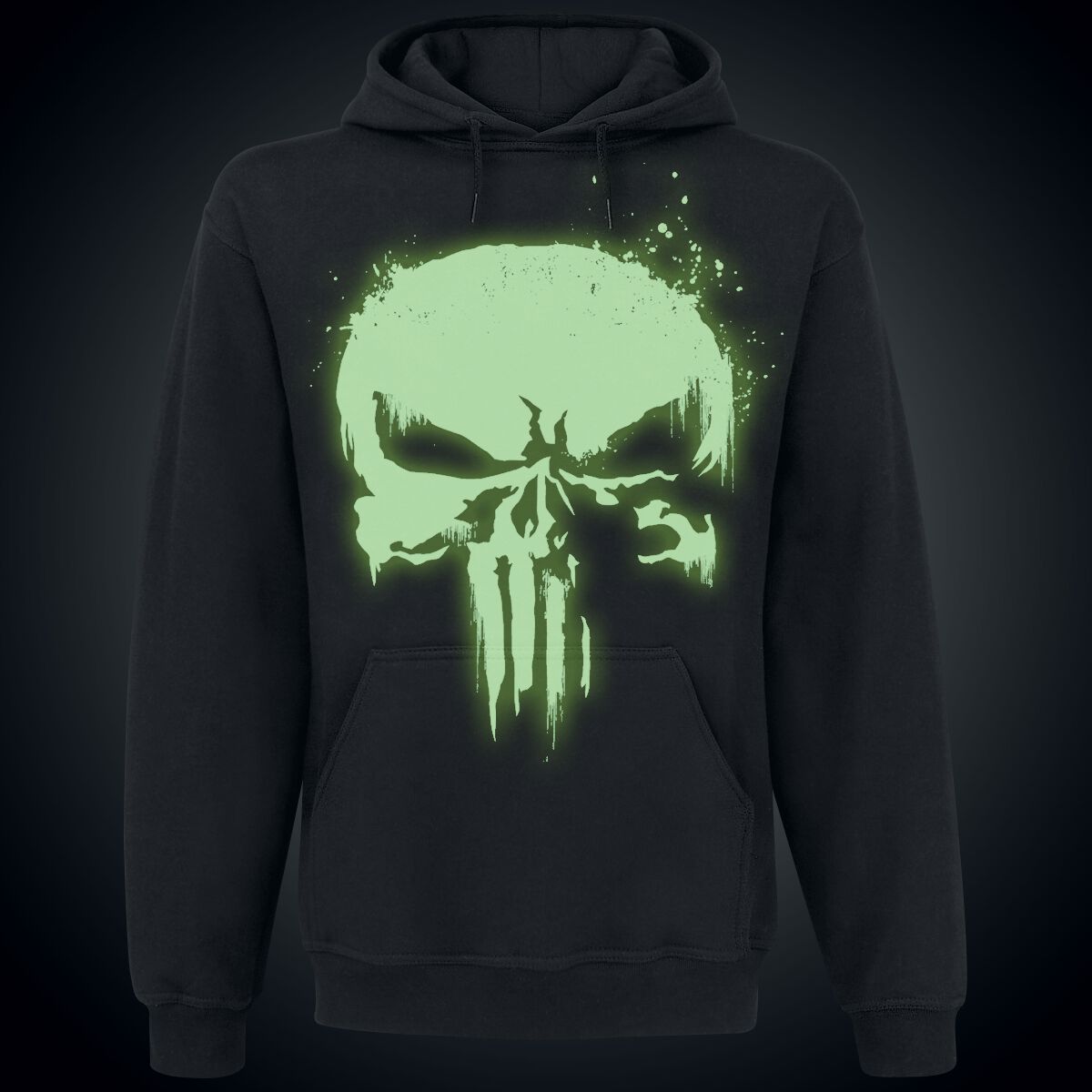 Glow In The Dark Skull The Punisher Hooded sweater EMP