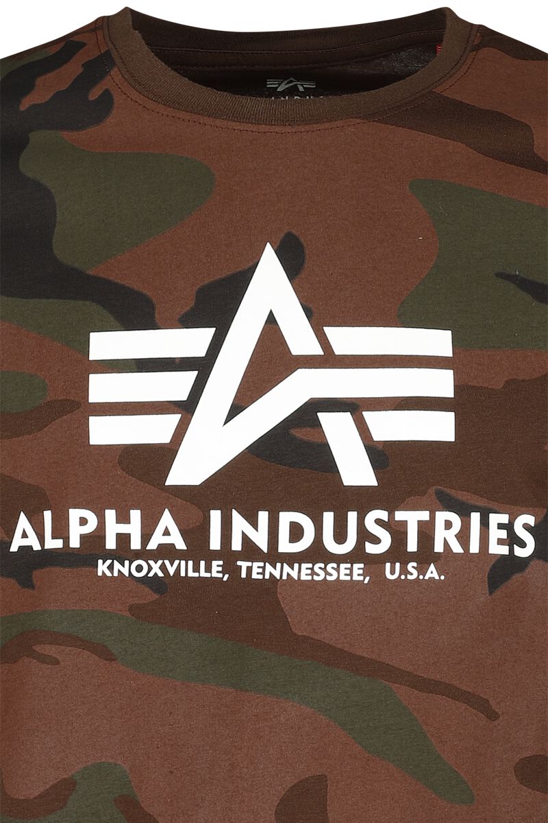 BASIC CAMO T-SHIRT | Alpha Industries T-Shirt | EMP