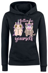 Unicorn - Cat - Better Be Yourself, Tierisch, Hooded sweater