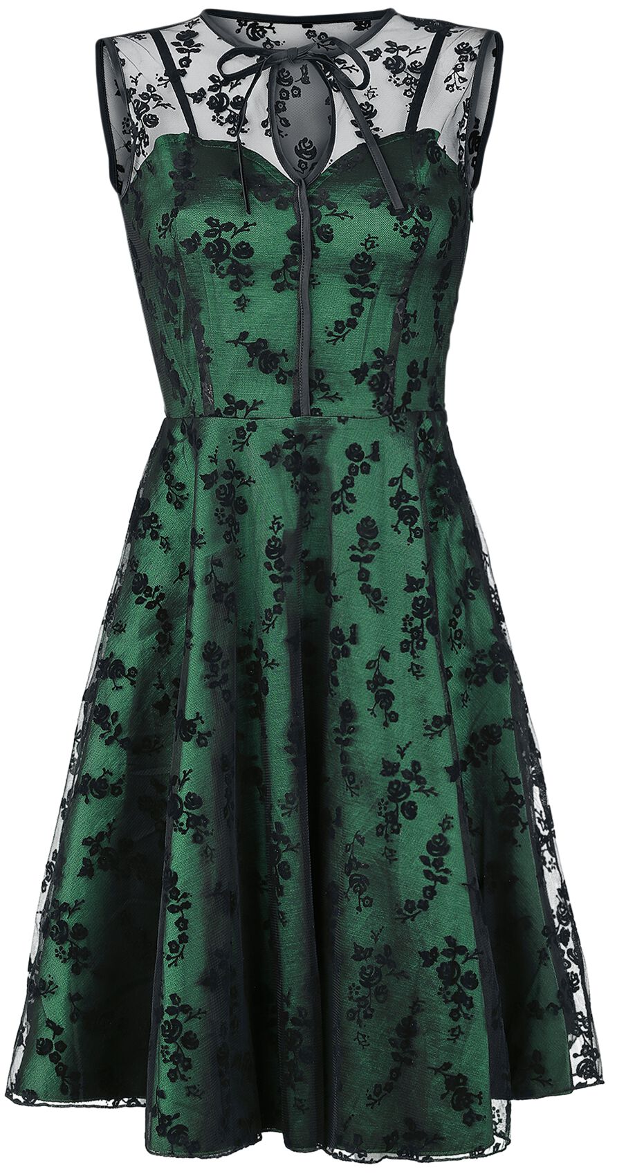 dark green midi dress with sleeves Sun-imperial main image 1