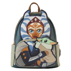 The Mandalorian - Loungefly - Ahsoka holding Grogu, Star Wars, Mini backpacks