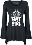 Bat Girl, Gothicana by EMP, Long-sleeve Shirt
