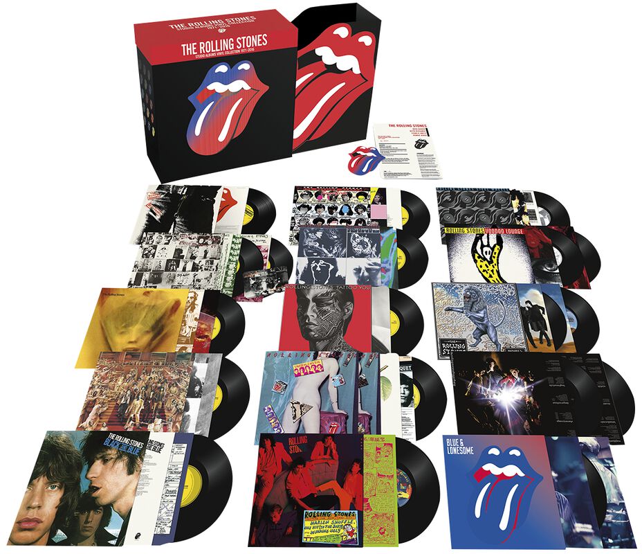 The Rolling Stones: Studio albums vinyl collection 1971 - 2016