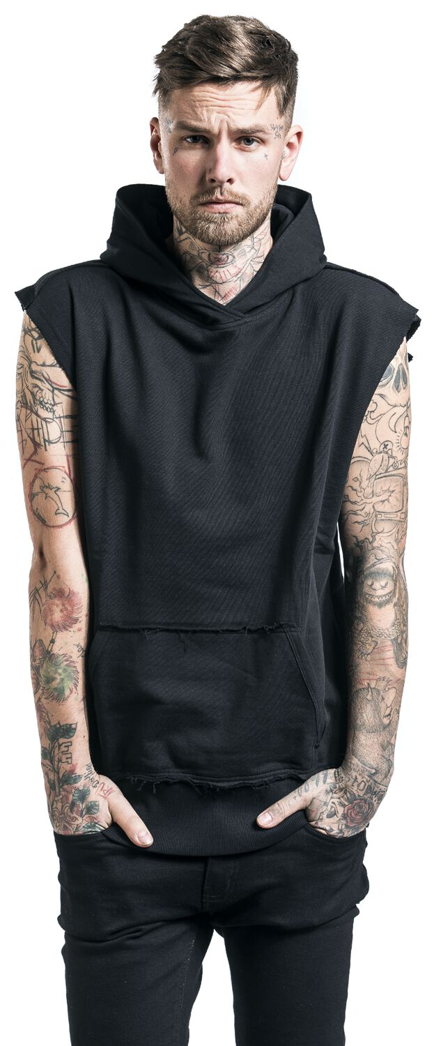 Open Edge Sleeveless Hoodie | Urban Classics Hooded sweater | EMP