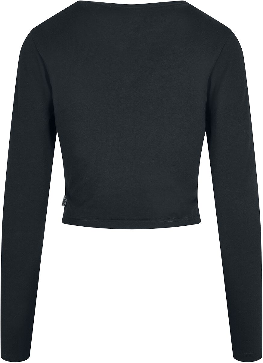 Ladies Organic Cropped Longsleeve, Urban Classics Long-sleeve Shirt