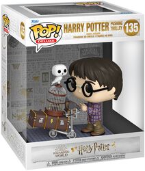 Harry pushing trolley (Pop! Deluxe) vinyl figurine no. 135, Harry Potter, Funko Pop!