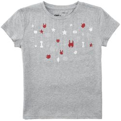 Kids’ t-shirt with rock hand and stars, EMP Stage Collection, T-Shirt