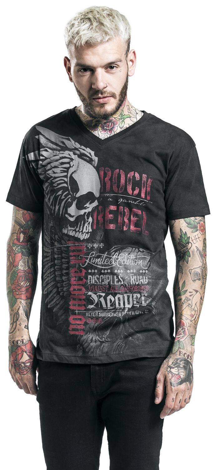 The North Face - Mountain Sketch - T-shirt oversize grigia con stampa sul retro