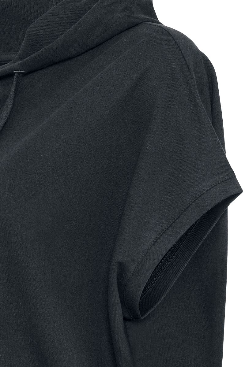 Ladies Sleeveless Terry High Neck Hoodie | Urban Classics T-Shirt | EMP