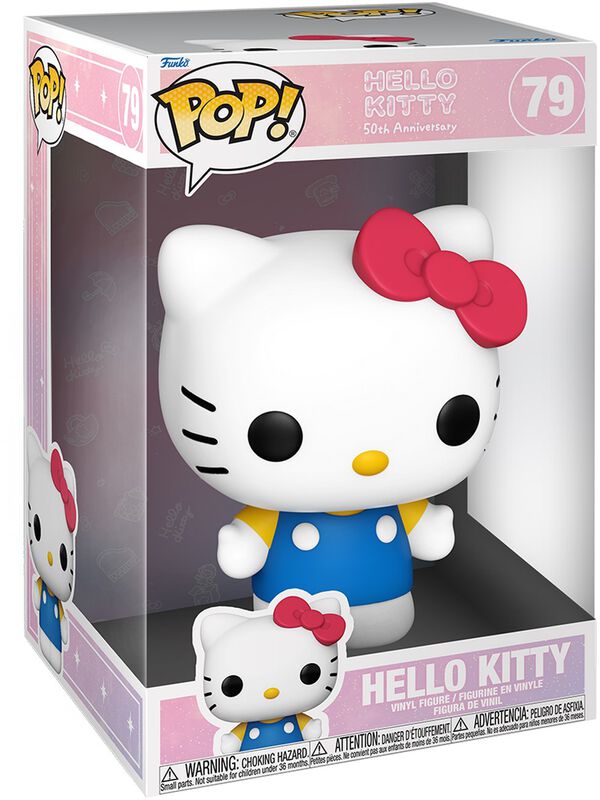 Hello Kitty (50th Anniversary) (Jumbo POP!) Vinyl Figurine 79