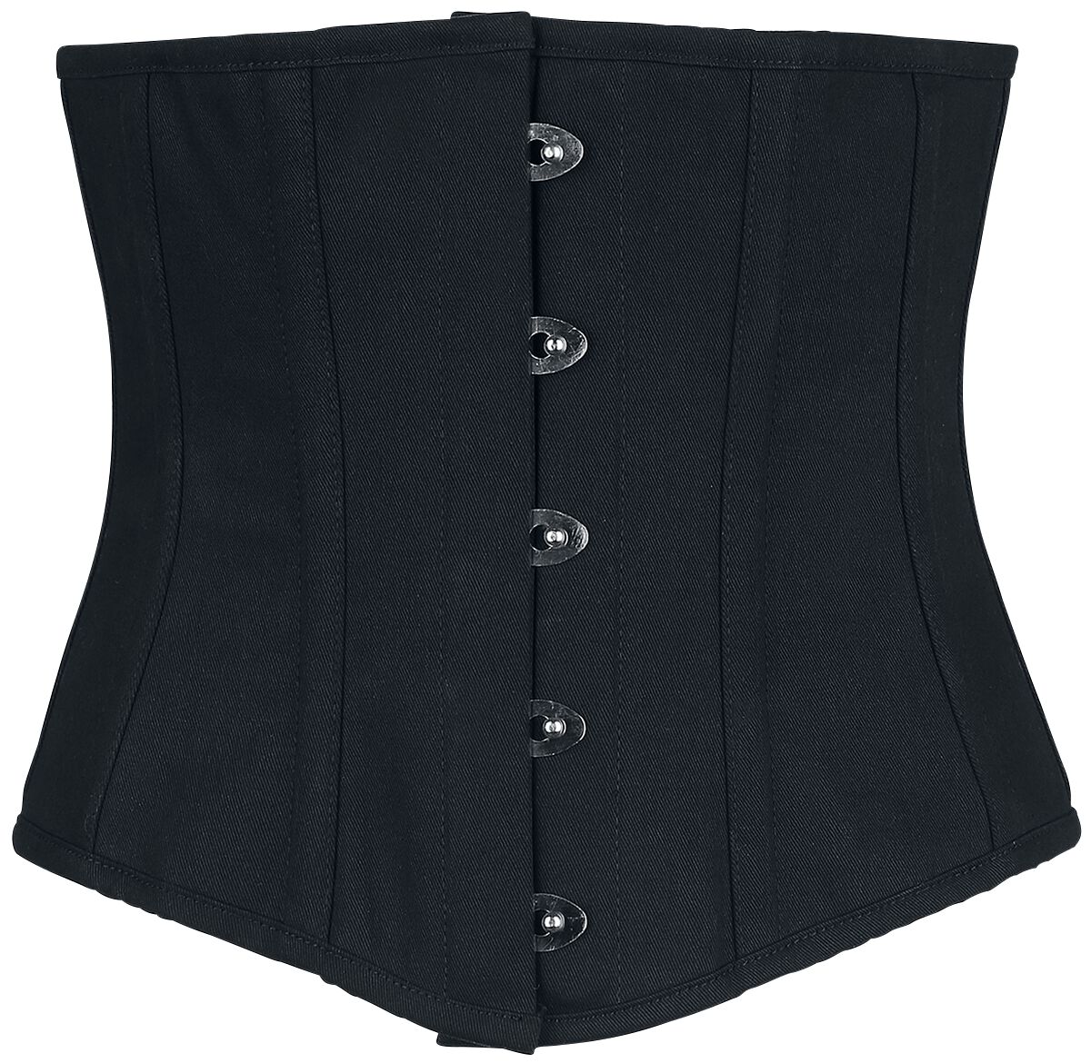 Black Underbust Corset, Gothicana by EMP Corsage