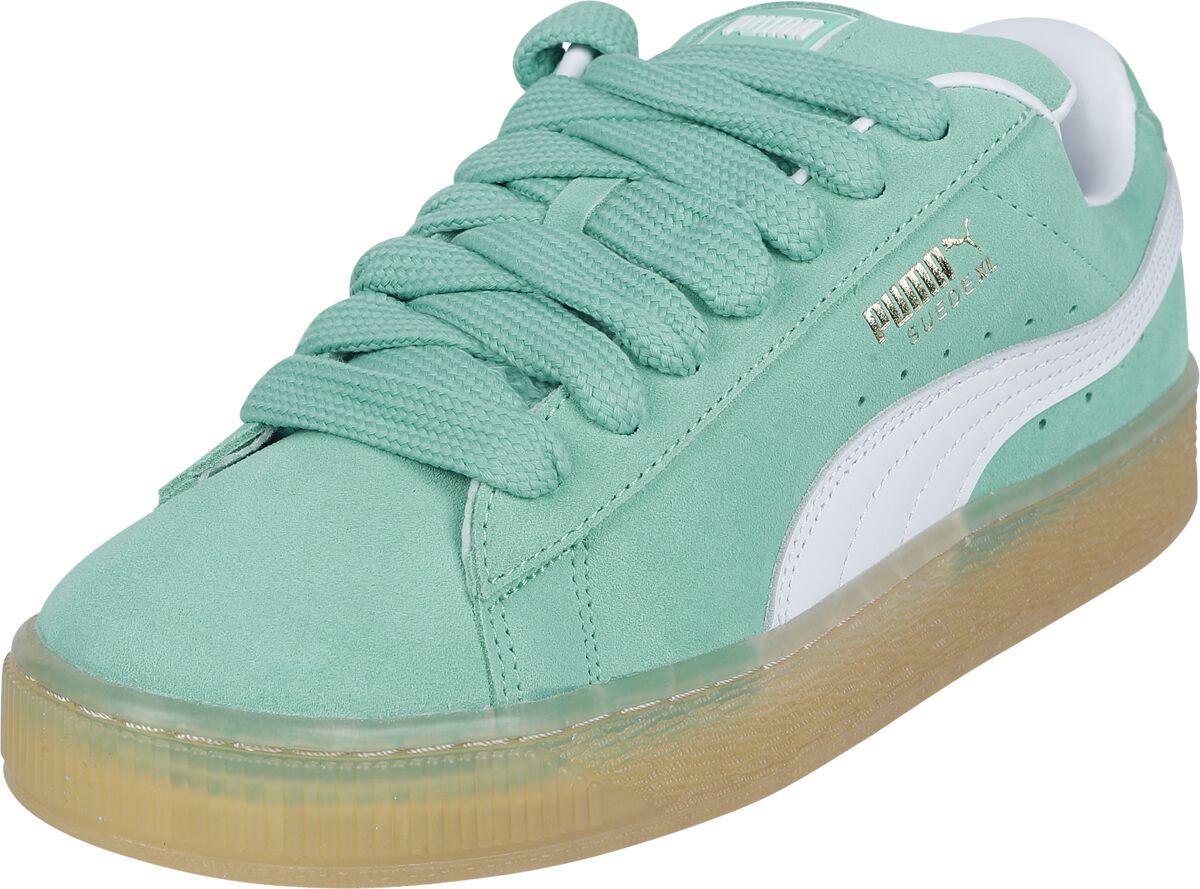 Puma Teal Suede and White Formstrip Athletic Sneakers PUMA Court Classic Vulcanized Formstrip Sneakers in Blue | Lyst main image 3