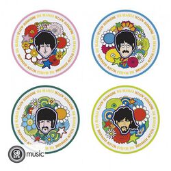 Yellow Sub Flowers, The Beatles, Plate