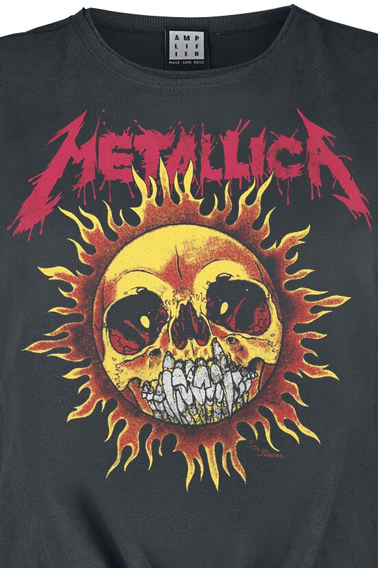 Neon Sun Metallica Sun Shirt Amplified Collection Neon Sun