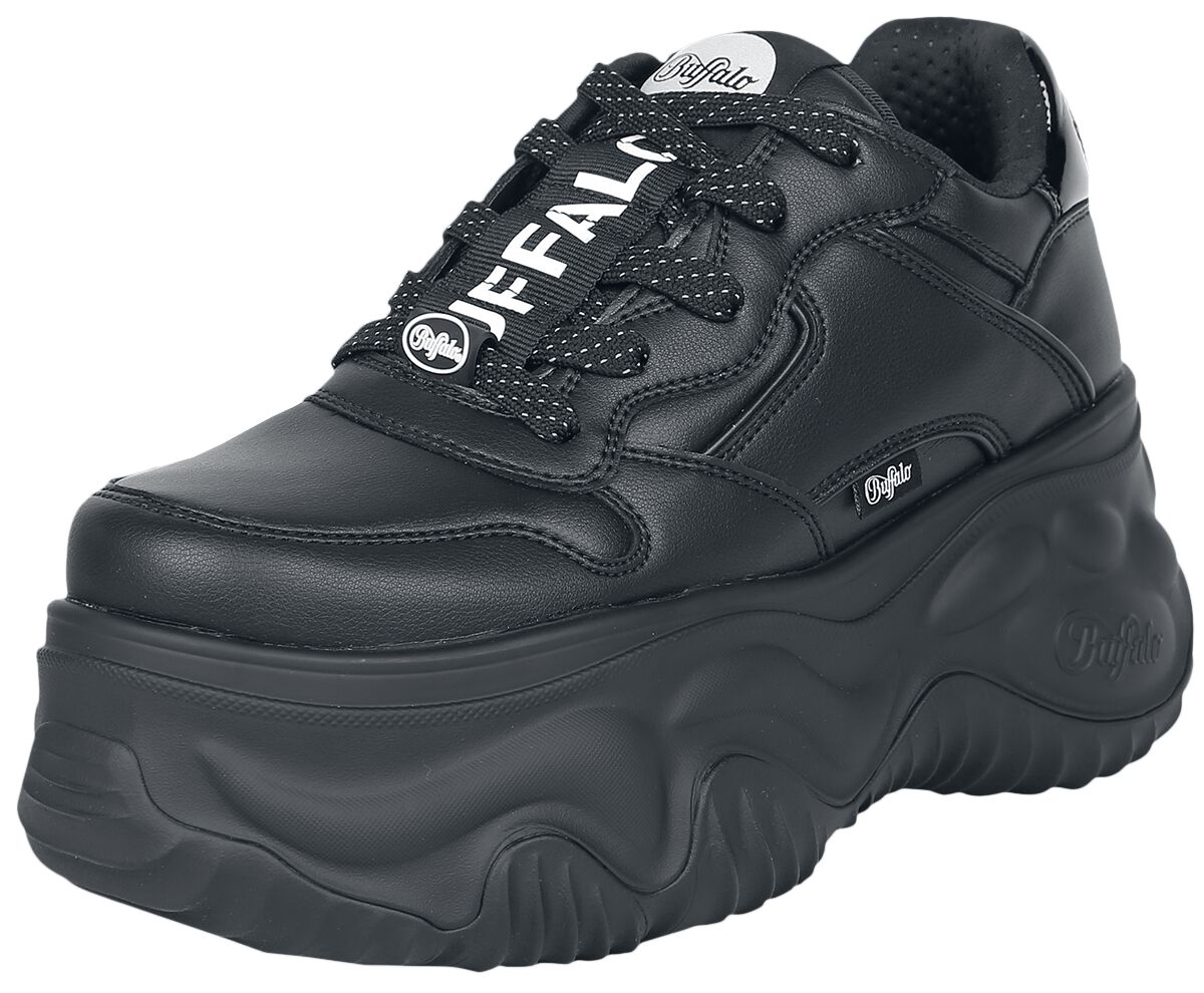 Buffalo Boots Buffalo Black Plateau Sneakers Buffalo Classic