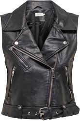 Onlvera Faux Leather Waistcoat, Only, Vest