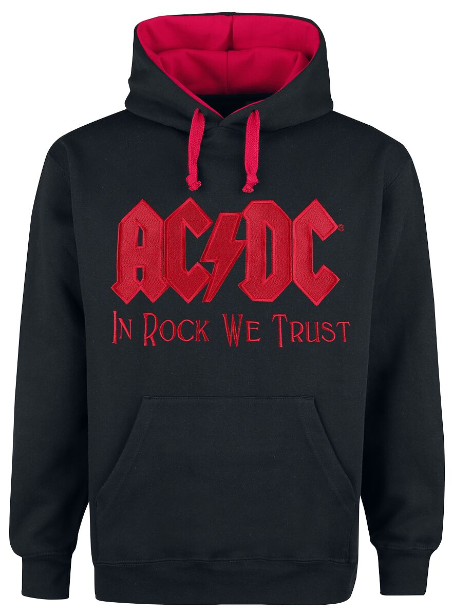 In Rock We Trust AC/DC Hoodie EMP