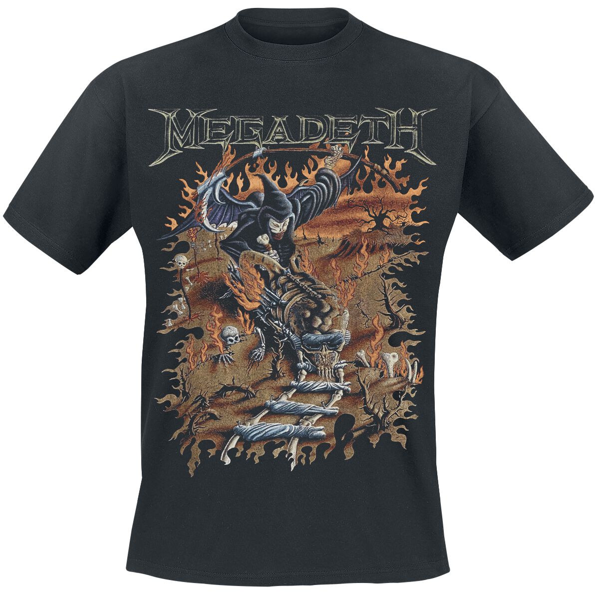 Youthanasia 1995 - Reaper Train | Megadeth T-Shirt | EMP